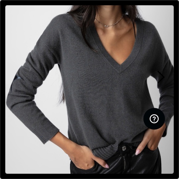 Zadig & Voltaire Wool & Cashmere Sweater Large - Picture 1 of 14